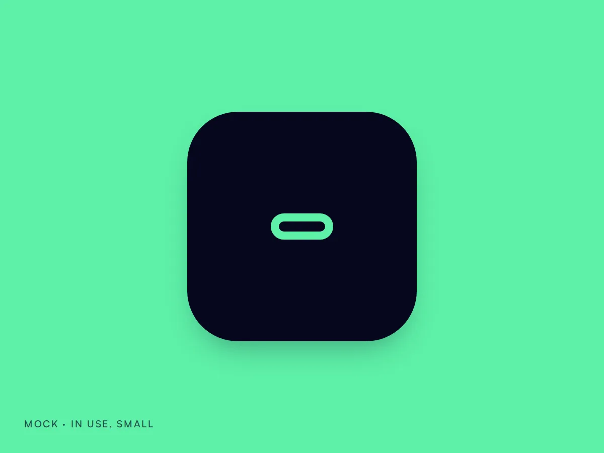 Mock artwork: the Fernway app icon